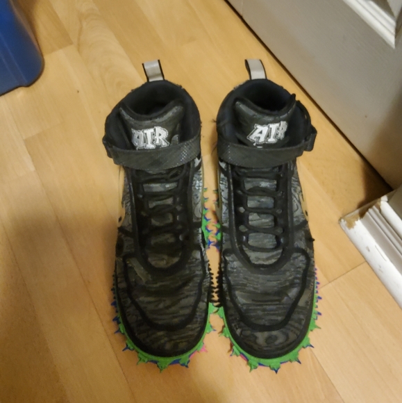 Off-White x Nike AF1 Mid Black // Men's US11 - Picture 6 of 7